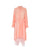 Marbled Silk Button Up Dress - Pink